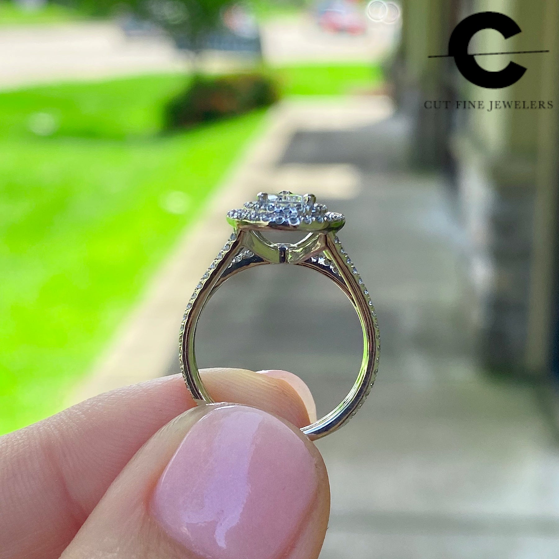 Angela Pear Engagement Ring Setting | Diamond Daughters